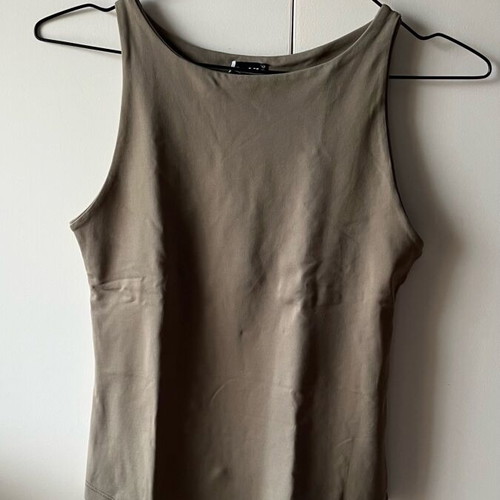 Batik elastic shirt used, size M, khaki
