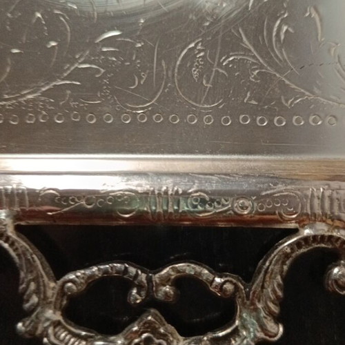 Vintage silver serving tray, Silver Planet