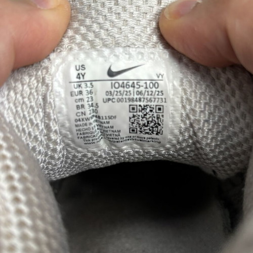 Nike Shox athletic shoes size 36, white