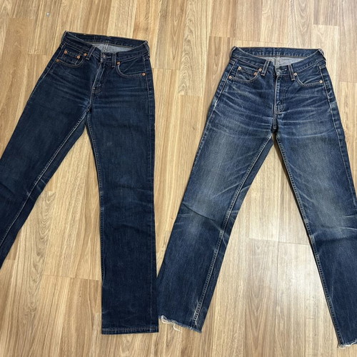 Levi's Bootcut Women's Jeans Used, Vintage, Pack of 2, Size 25-26