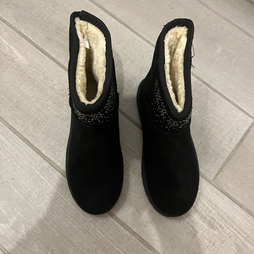 Women's black ankle boot like new, size 36