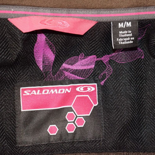 Salomon women's jacket size M used, waterproof with Primaloft insulation
