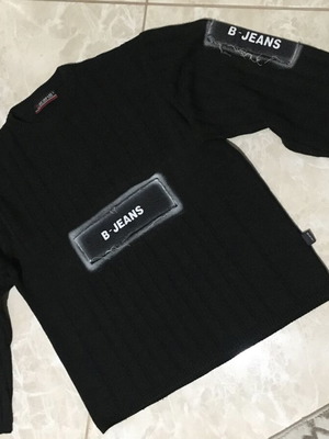 B-Jeans men's sweater medium used, black