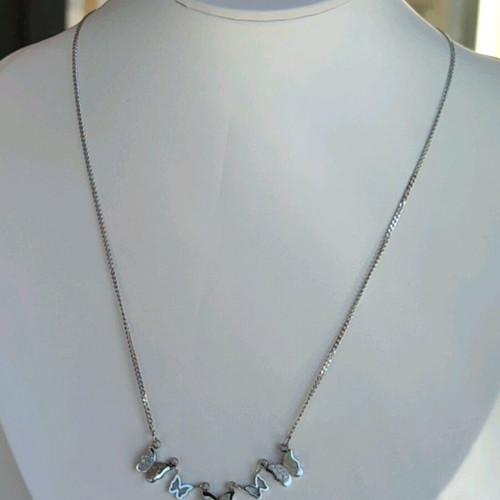 Steel Necklace New, Gold and Silver Color