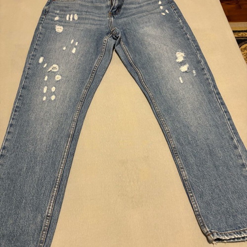 Tally Weijl mom fit jeans size 38 like new with rips blue