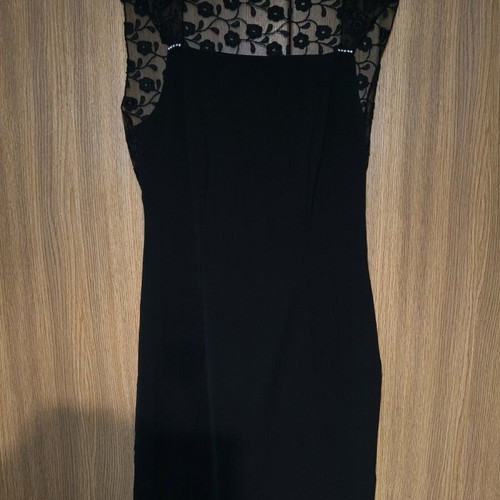 Dress with lace small-medium festive like new, black