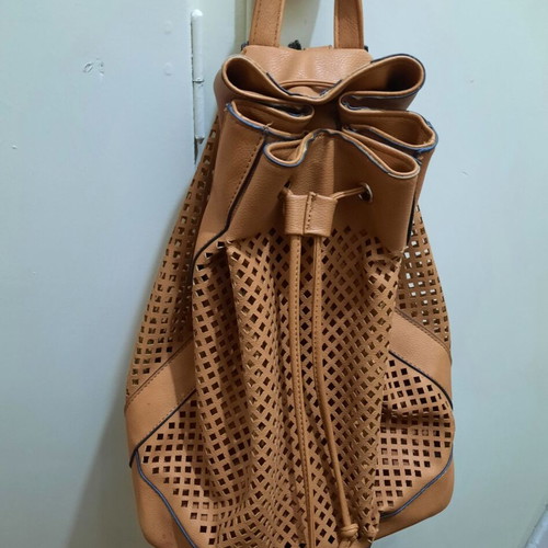 Achilleas Accessories women's backpack bag like new, beige-light brown