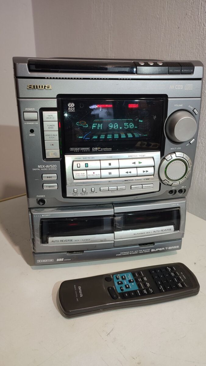 Hi-fi Aiwa Nsx-av520 used, radio and… - € 25,00 - Vendora.cy