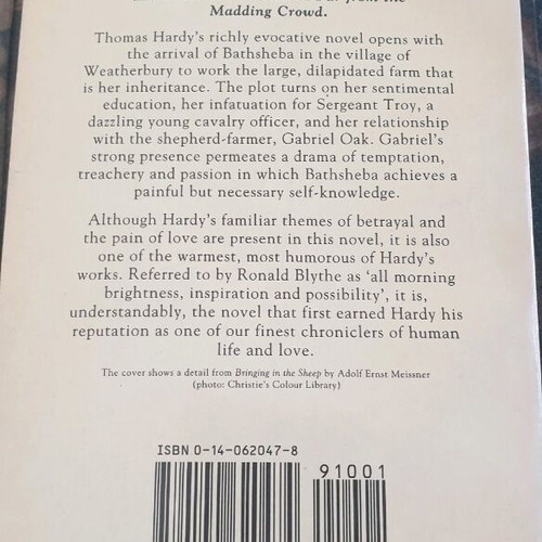 Far from the madding crowd new English book