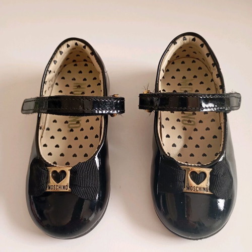 Moschino baby ballerina shoes used size 21
