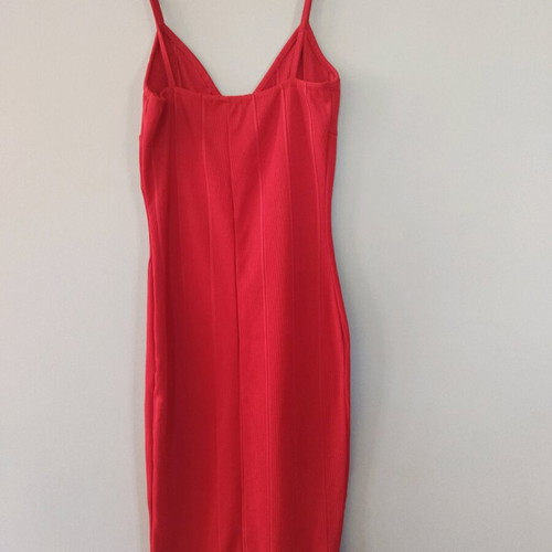 Pretty Little Thing dress red like new, tight sexy