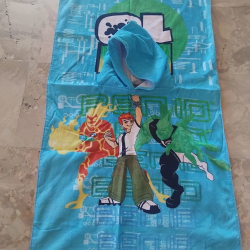 Ben10 Kids Hooded Beach Towel like new