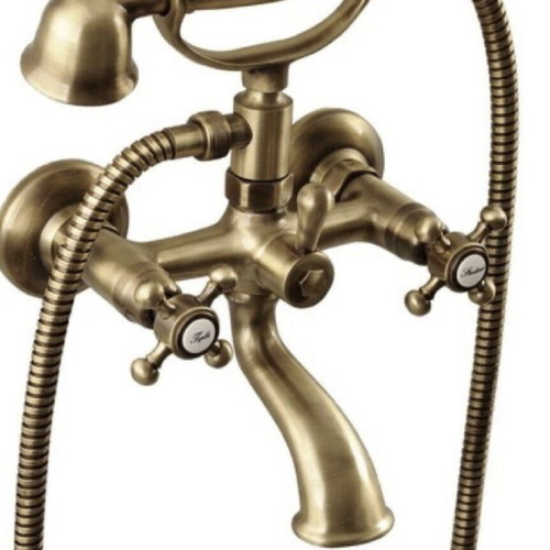 Reitano Antea bathtub and sink faucet set bronze new
