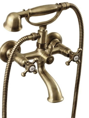 Комплект батерии за вана и мивка REITANO ANTEA бронз нов