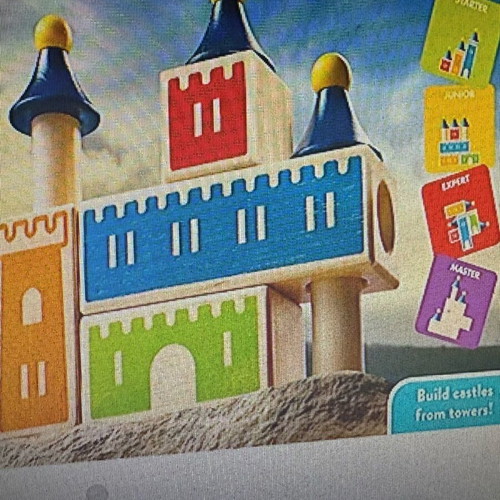 Educational wooden board game Castle of Logic like new 3+ years