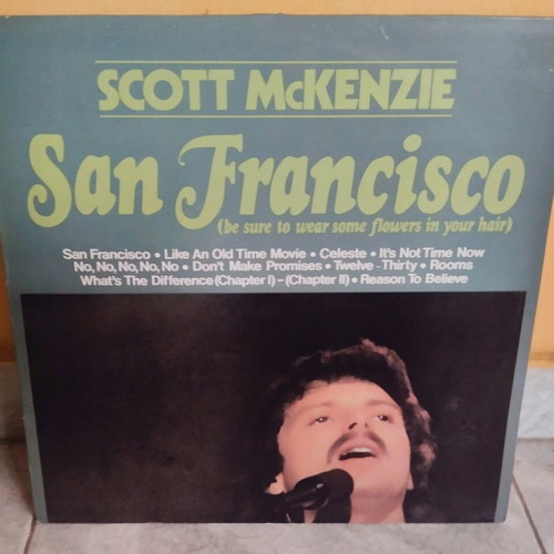 Scot McKenzie San Francisco vinyl record used, rock