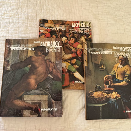 Art and Museum Books set of 3 Mondadori-Fytrakis like new, illustrated