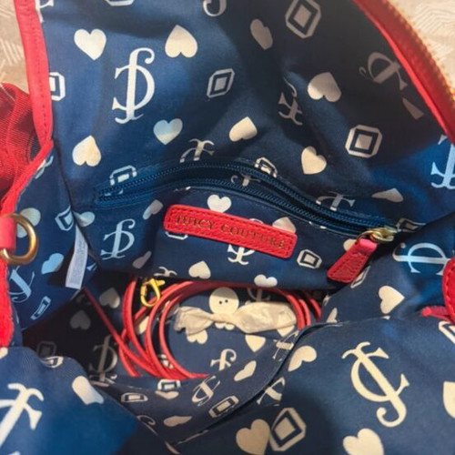 Juicy Couture crossbody bag red like new