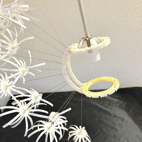 Ikea Maskros ceiling light used with cable cut