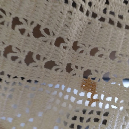 Handmade blanket, like new, 207x198 cm