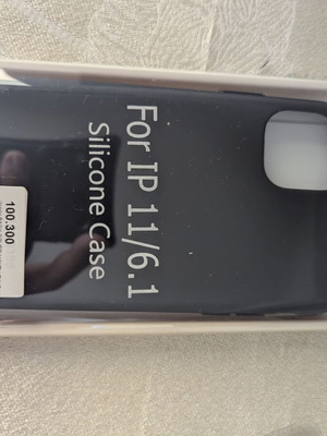 Iphone 11 case new, black silicone