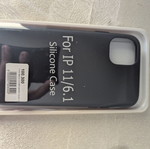 Iphone 11 case new, black silicone