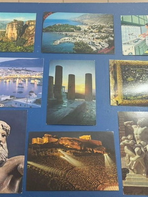 Συλλεκτικά καρτ ποστάλ Ελλάδος σαν καινούργια, vintage ιστορικές απεικονίσεις