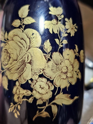 Βάζο Hollohaza cobalt blue σαν καινούργιο