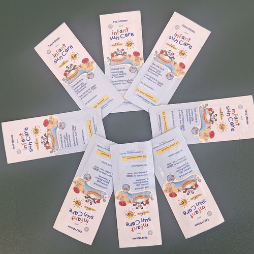 Frezyderm Infant Sun Care SPF 50+ sun lotion, 8x2ml samples