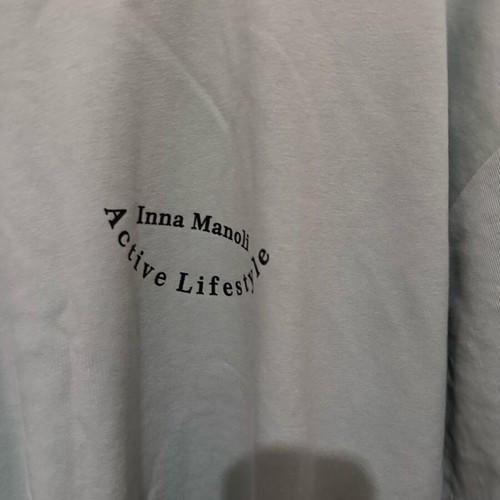 Inna Manoli Oversized Women's Sweatshirt like new, turquoise