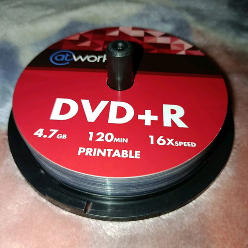 Dvd +R printable καινούργια, πακέτο 15 τεμάχια