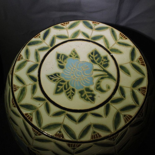Antique porcelain garden stool, new