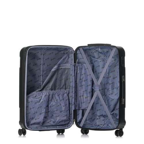 Stelxis large suitcase new, blue with extension