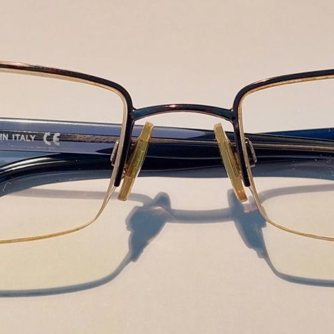 Dolce & Gabbana eyeglasses used, blue, acetate temples