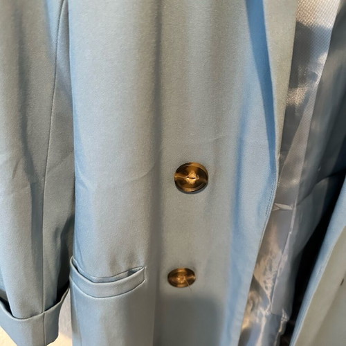 Baby Blue Oversized Stradivarius Blazer like new