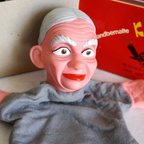 Set of 6 Kasperl Figur puppet theater figures vintage 70's new