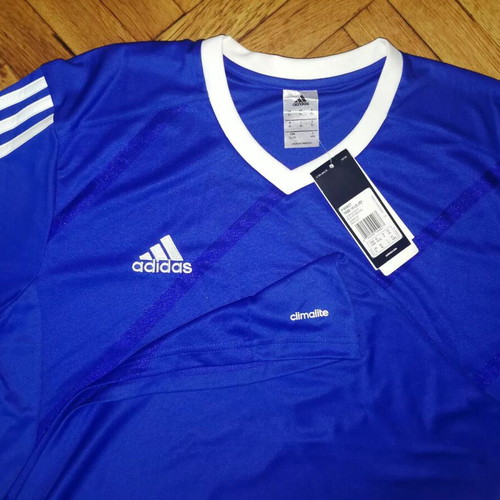 Adidas Tabela Jersey Football Training Shirt Climalite Blue XL New