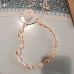 Summer shell necklace new, beige