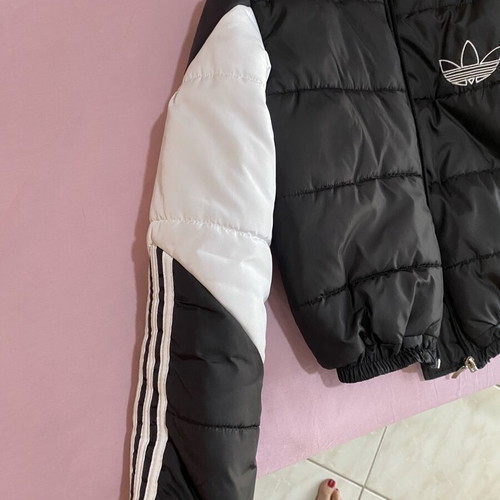 Adidas sports jacket black and white size small like new