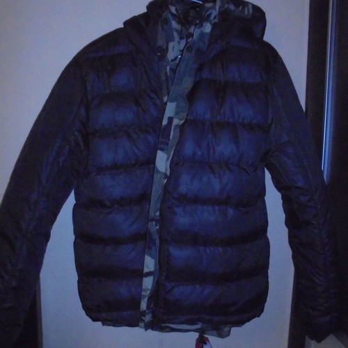 Adrexx men's jacket XL new reversible black and khaki
