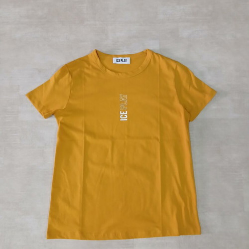 Ice Play women's t-shirt new, yellow, 100% cotton