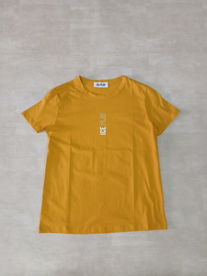 Ice Play women's t-shirt new, yellow, 100% cotton