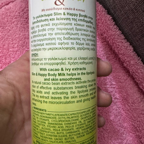 Slim & Happy Body Milk Imel 200 ml like new