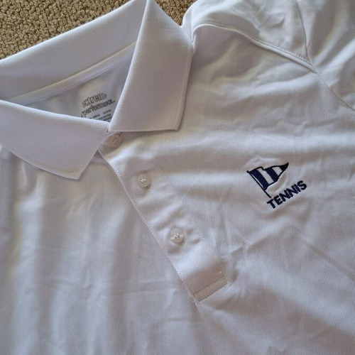 Tennis dry-fit shirt size M like new, white men's sportswear