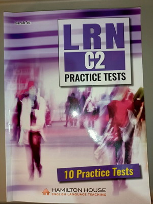LRN C2 Practice Tests Student's Book like new, English