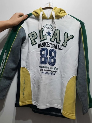 Boys' sweatshirt like new, multicolored, size 152 cm