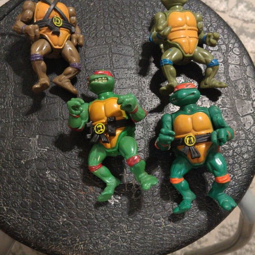 Authentic Teenage Mutant Ninja Turtles figures