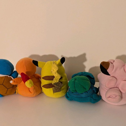 Λούτρινα Pokemon μεταχειρισμένα, πακέτο 5 Tomy με Poke balls
