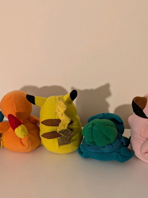 Λούτρινα Pokemon μεταχειρισμένα, πακέτο 5 Tomy με Poke balls