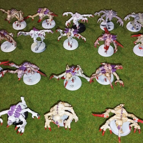 Tyranids ready army, 75 models in total